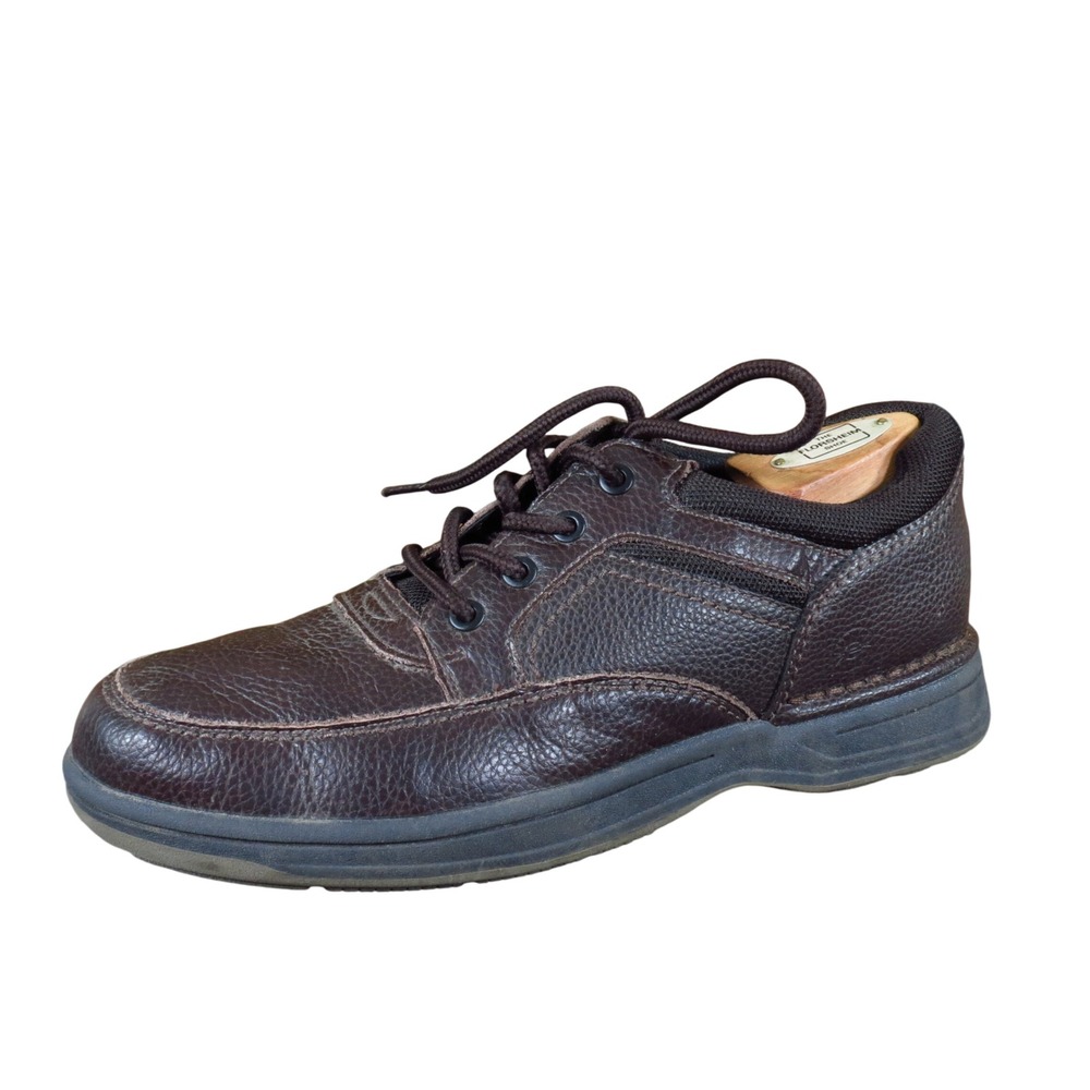 Earth Spirit Dennis Mens Oxford Shoes Size 8.5 Wide Walking Work Brown Leather